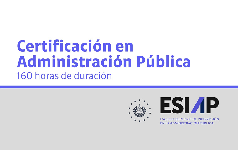 Certificación en Administración Pública